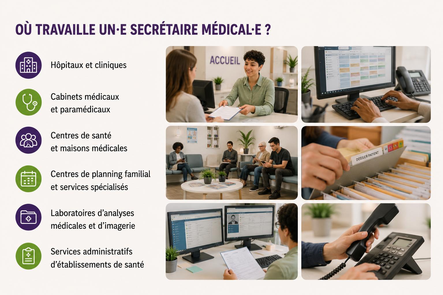Secrétariat médical - Tamines
