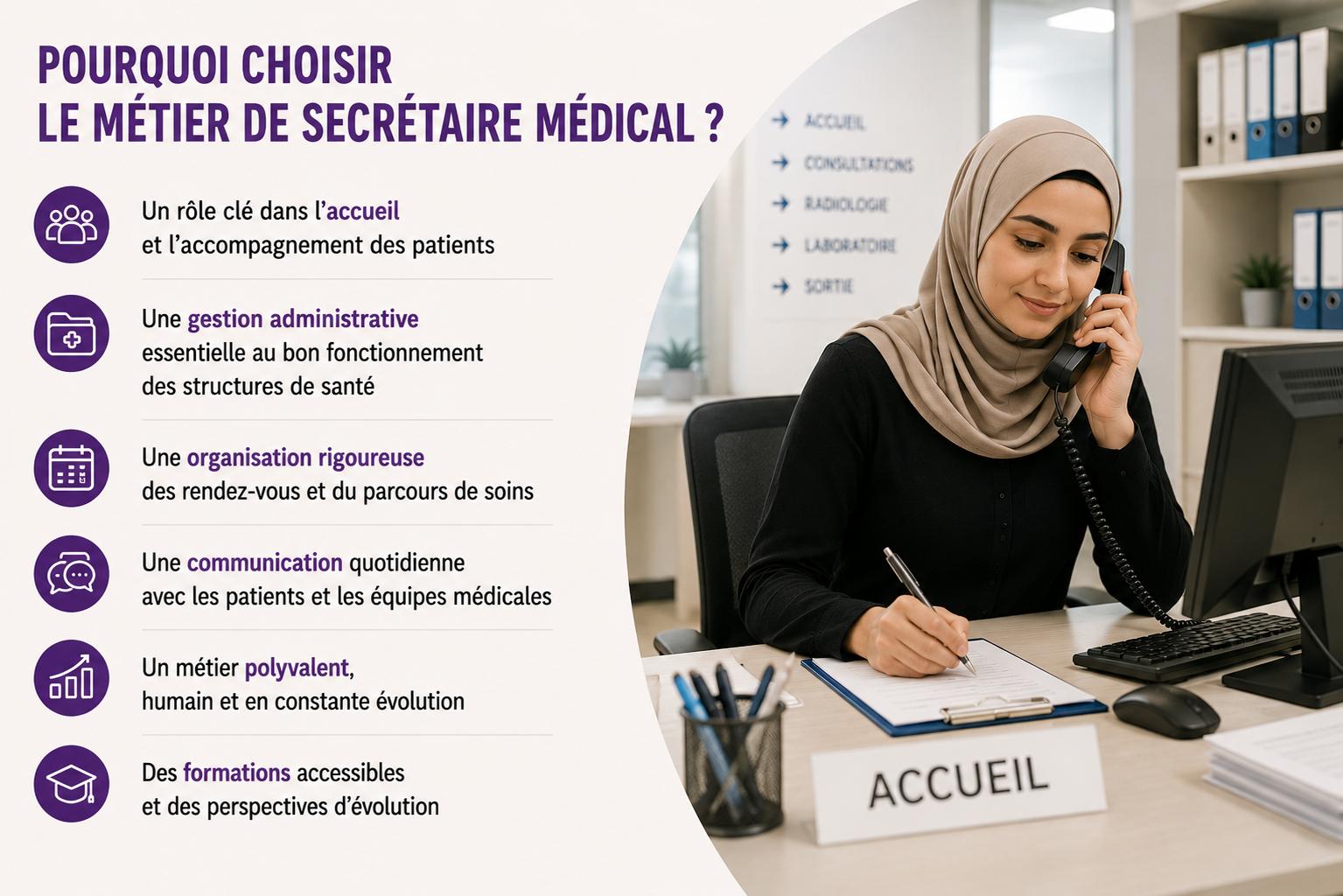 Secrétariat médical - Tamines